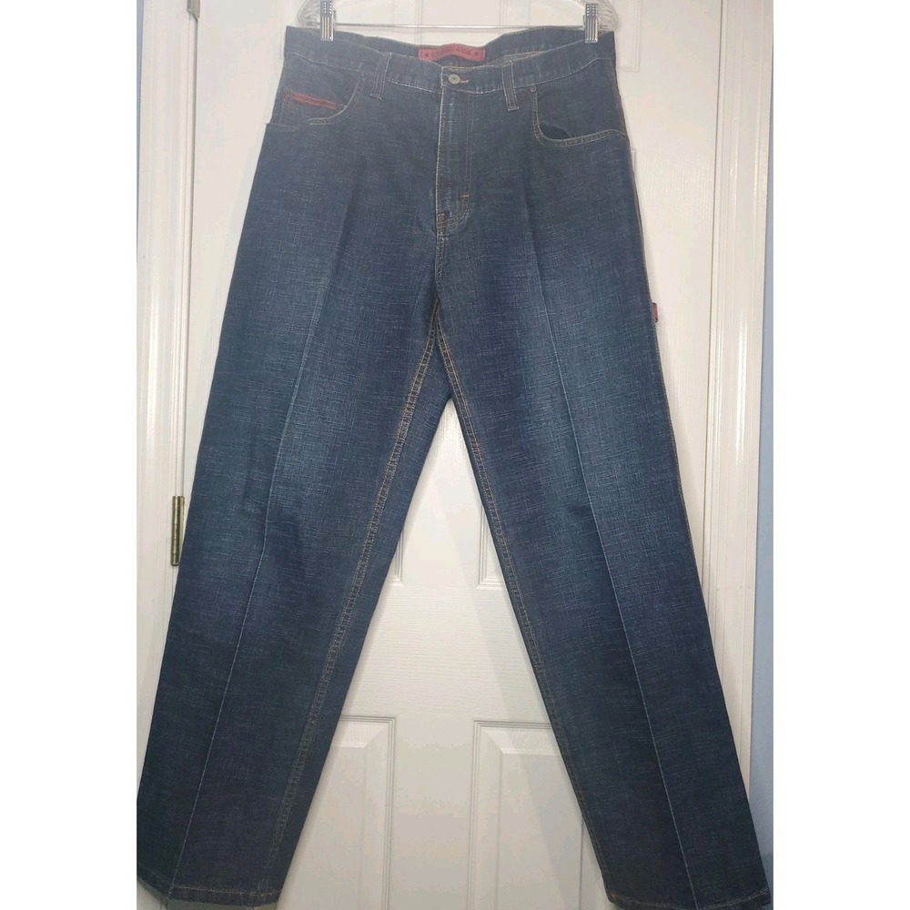 Vintage US Polo Assn Carpenter Jeans Size 36x32 Blue Denim Wide Leg Skater Baggy
